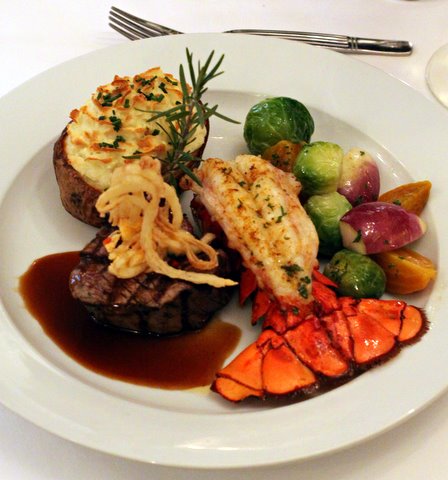 Image of Surf and Turf Entree Atlantic Hotel