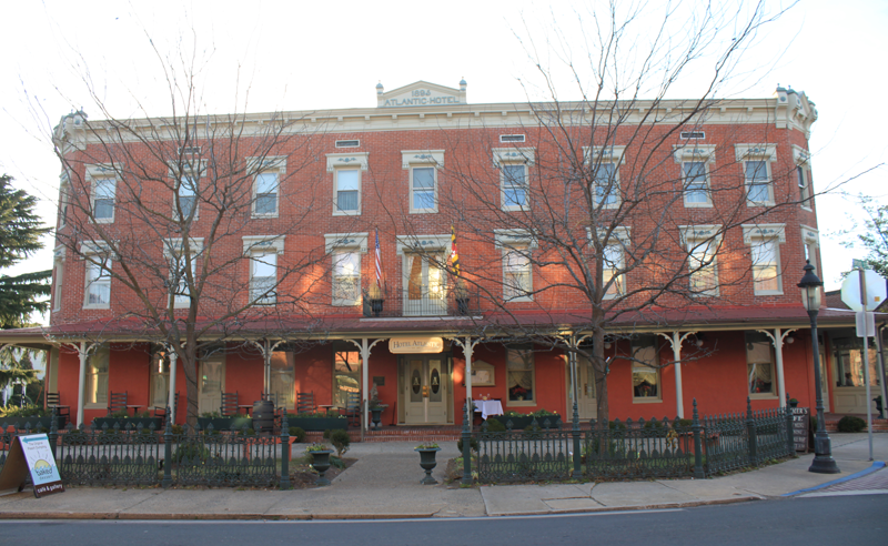 Historic Atlantic Hotel on Main Street in Berlin MD Historic Atlantic Hotel on Main Street in Berlin MD